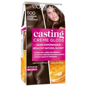 Comparateur de prix : L'Oréal Casting Crème Gloss Coloration Châtain Clair Fondant 500