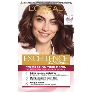 Comparateur de prix : L'Oréal Excellence Crème Châtain - 5.15 Marron Glacé - L'oréal