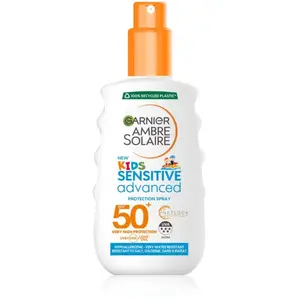 Garnier, Crème solaire, Children's Protective Spray For Sensitive Skin Spf 50+ - 150 Ml (Spray solaire, SPF 50+, 150 ml) pas cher