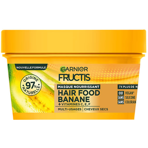 Garnier FRUCTIS Masque Cheveux Banane Hairfood le pot 320mlVendu paratida-sante-discount-fr
