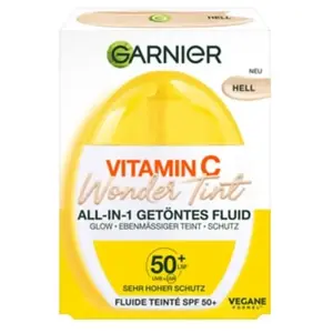 GARNIER Vitamin C Wonder Tint All-In-1 Tinted Fluid Getinte gezichtscrème pas cher