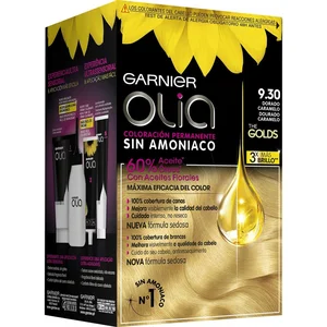 Haarkleur Zonder Ammoniak Garnier Olia 9,30 - Dorado caramelo (54 ml) pas cher