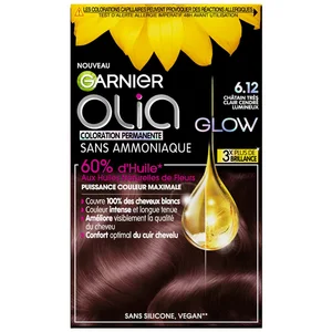 Coloration permanente Olia GARNIER - Sans ammoniaque - 6.12 Châtain tr... pas cher