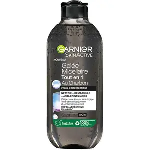 Garnier SkinActive Gelée Micellaire Tout en 1 au Charbon 400ml pas cher