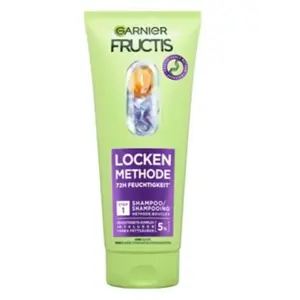 Garnier Shampooing hydratant pour tous les types de boucles - Pour boucles instantanément - Avec 5% d'acide hyaluronique et d'acides gras de karité - Végétalien - Sans silicone - Méthode de boucles