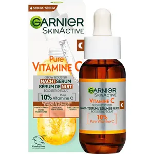 Garnier Skinactive 10% Pure Vitamine C Anti-Pigmentvlekken Nachtserum met Hyaluronzuur en 10% Vitamine C - voor een egalere stralende huid - 30ml pas cher