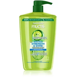 Garnier, Shampoing, Fructis Strength & Shine (force et brillance) (1000 ml, Shampoing liquide) pas cher
