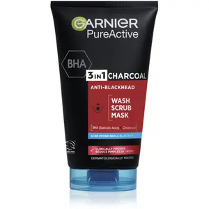 Garnier, Nettoyant pour le visage, Pure Active (Chiffons de nettoyage, 150 ml) pas cher