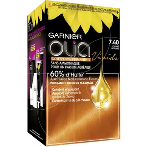 Comparateur de prix : Garnier Olia Coloration 7.40 Cuivré Intense