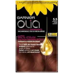 Garnier Coloration Olia N° 5.5 Châtain Clair Acajou pas cher