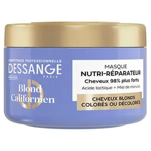 Dessange Blond Californien Masque Nutri-Réparateur Cheveux Blonds 280ml pas cher