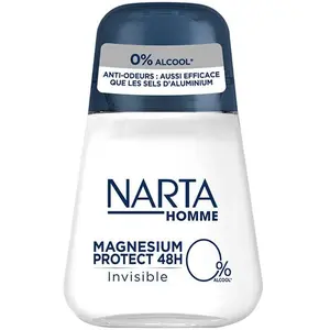Narta Homme Magnesium Protect Invisible Déodorant 48h Bille 50ml