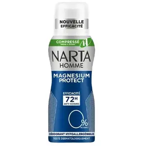 Narta Homme Magnésium Protect 48h Déodorant Hypoallergénique 100ml pas cher