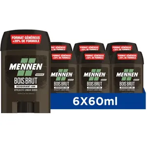 Mennen Natural Force Deodorant d'origine naturelle homme 48H stick lar...