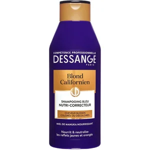 Shampooing DESSANGE Blond Californien Bleu Nutri-Correcteur - 250 ml pas cher