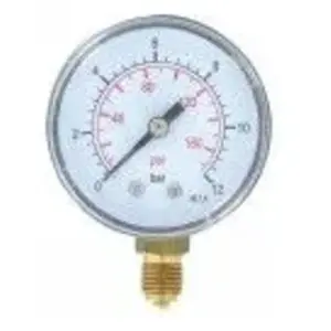 Cap Vert Manom?tre radial pour pompe mesure pression eau filetage 8x13... pas cher