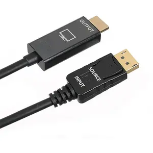 TEXTORM Câble DisplayPort vers HDMI blindé - Mâle/Mâle - 1.8 m pas cher