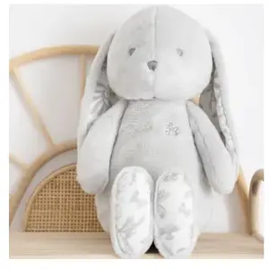 Tartine et Chocolat Peluche Augustin le lapin gris (25 cm) pas cher