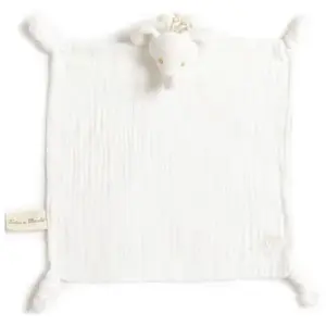 Tartine et Chocolat Doudou plat en coton bio éléphant (30 x 30 cm) pas cher