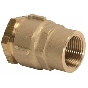 Raccord droit Femelle Huot - Laiton - Filetage 26x34mm - Ø32mm