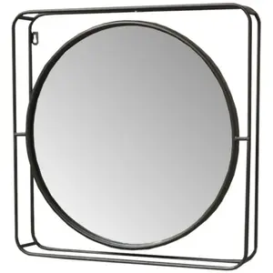 Miroir en métal cuivré pas cher
