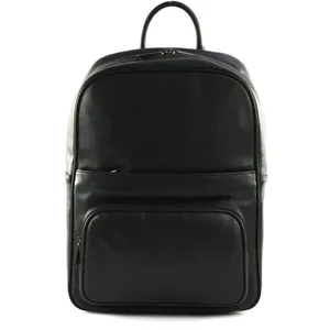LANCASTER Sac à dos noir en cuir pour homme - Homme Capital Backpack Noir 256644