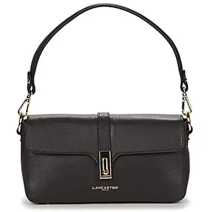 Schouder Crossbody tas LANCASTER Paris Milano Baguette - leer - Zwart