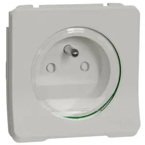Schneider Electric Base 2P + TTF Connexion rapide IP55 Blanc MUR39133 pas cher