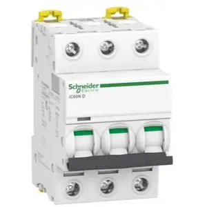 Disjoncteur courbe D triphasé 10A - 3P - 10kA - À vis - Schneider Elec...Vendu parbol