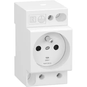 Prise modulaire 2P+T phase+neutre SCHNEIDER ELECTRIC 16A pas cher