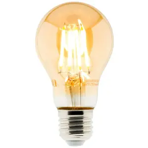ELEXITY Ampoule LED Déco filament ambrée 4W E27 Standard pas cher