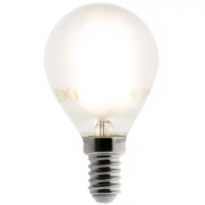 ELEXITY Ampoule LED Déco filament mate 4W E14 Mini globe pas cher