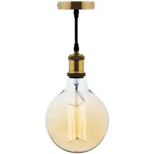Elexity Kit de suspension vintage métal cuivré - Zenitech pas cher