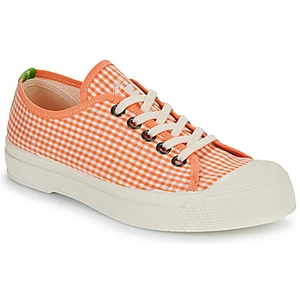 Lage Sneakers Bensimon ROMY VICHY Orange pas cher