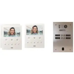 Kit visiophone 2 rangées avec 3 écrans URMET Collectif pas cher