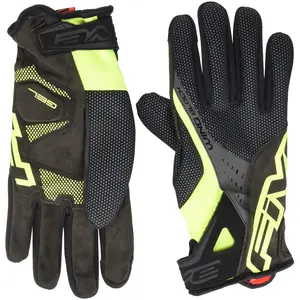 Five RC-W1 Gants de Vélo Mixte Adulte, Noir/Jaune, XL pas cher