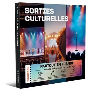 Coffret Cadeau SMARTBOX - Sorties Culturelles - Bon cadeau à valoir pas cher