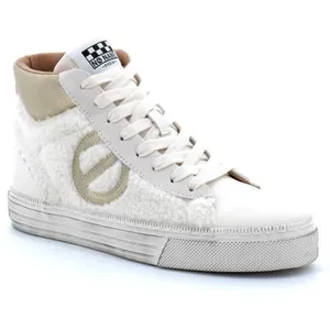 Comparateur de prix : No Name No Name - Basket Mode Montante À Lacet Pour Femme Strike Mid Cut - Beige