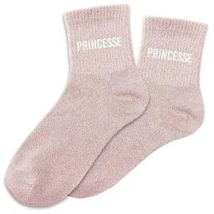 STC PAIRE DE CHAUSSETTES PAILLETTES PRINCESSE FEMME 39 Rose, Fuchsia 39 pas cher