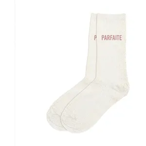 73 PAIRE DE CHAUSSETTES PAILLETTES PARFAITE FEMME 39 Blanc 39 pas cher
