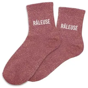 PAIRE DE CHAUSSETTES PAILLETTES RÂLEUSE FEMME pas cher