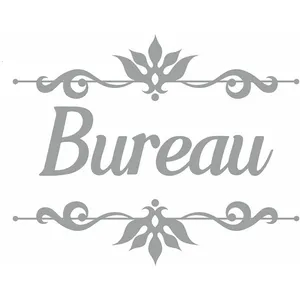 Sticker decoratif de porte BUREAU pas cher
