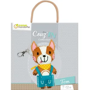Avenue Mandarine Kit créatif Mini Couz'in - Tom le chien