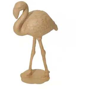 Comparateur de prix : Decopatch Flamant rose en papier mâché 27 cm Flamant rose en papier mâché Dimensions : 15 x 7 x 27 cm