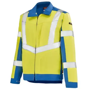 Lafont Blouson de travail haute visibilité mixte LUTEA WORK VISION 2 jaune fluo/bleu azur T0 - LAFON - LA-3HVNCP-592-0