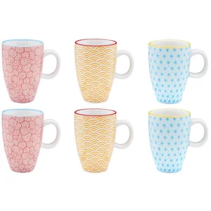 Comparateur de prix : Tasse Pattern 9cl - 6 Pièces - Color