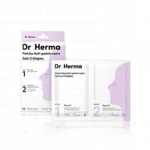 Dr. Herma Patch Anti Points Noirs 2 Étapes Boîte De 5 Soins 10 Patchs pas cher