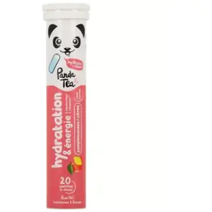 Panda Tea - Hydratation & Énergie - Pamplemousse/Citron- Electrolyte Ultra Hydratation - 20 Pastilles Effervescentes pas cher