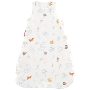 LITTLE CREVETTE Gigoteuse été bébé gaze de coton bio Dream Forest pas cher