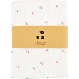 LITTLE CREVETTE Maxi-lange bébé coton bio* imprimé Cerise